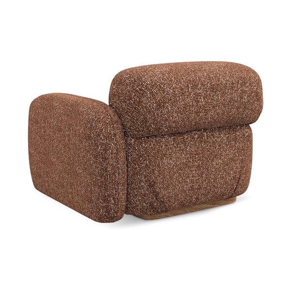 Oranžový/hnědý modul pohovky (pravý roh) Ailani – Makamii-image-4