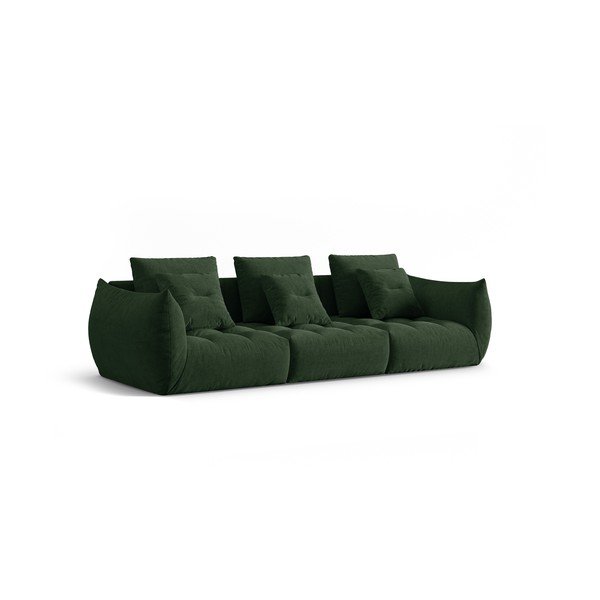 Tmavě zelená pohovka 332 cm Bloom – Micadoni Home-image-2