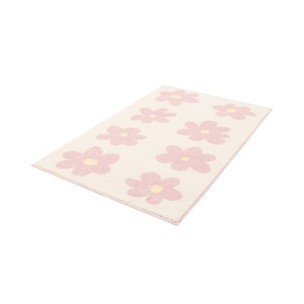 Růžový/slonovinový dětský koberec 160x230 cm Dazzy Rose – FD-image-4
