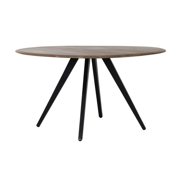 Kulatý jídelní stůl s deskou z akácie v přírodní barvě ø 140 cm Mimoso – Light & Living