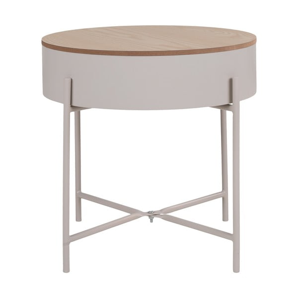 Kovový kulatý odkládací stolek ø 40 cm Sisco – House Nordic-image-3