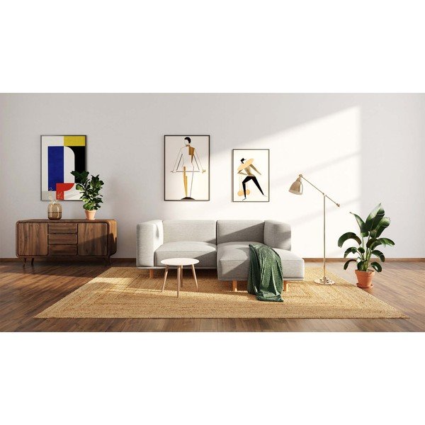 Světle šedá rohová pohovka (pravý roh) Kukumo – Ame Yens-image-3