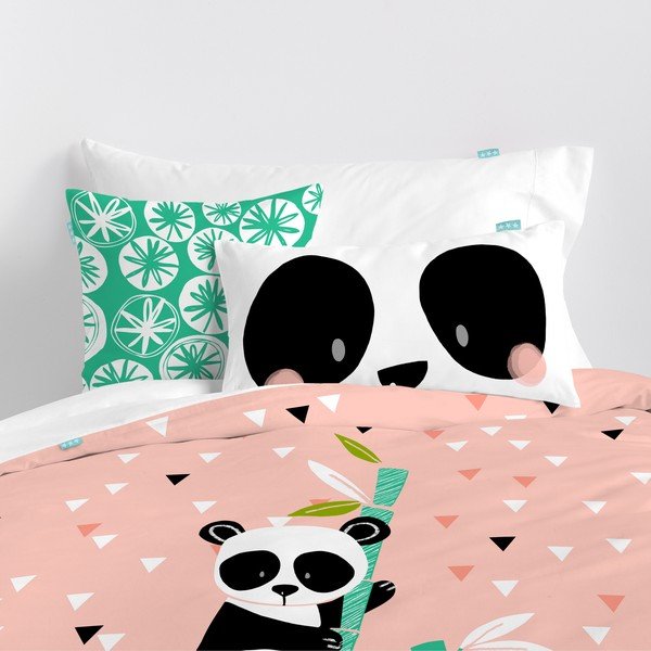 Dětské bavlněné povlečení Moshi Moshi Panda Garden, 140 x 200 cm-image-1