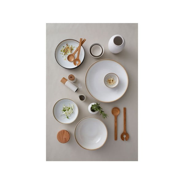 Bílá váza z kameniny (výška 12,5 cm) Gastro Cream – Bitz-image-1