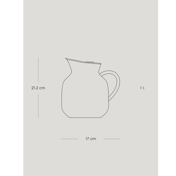 Černá plastová termokonvice 1 l Amphora – Stelton-image-3