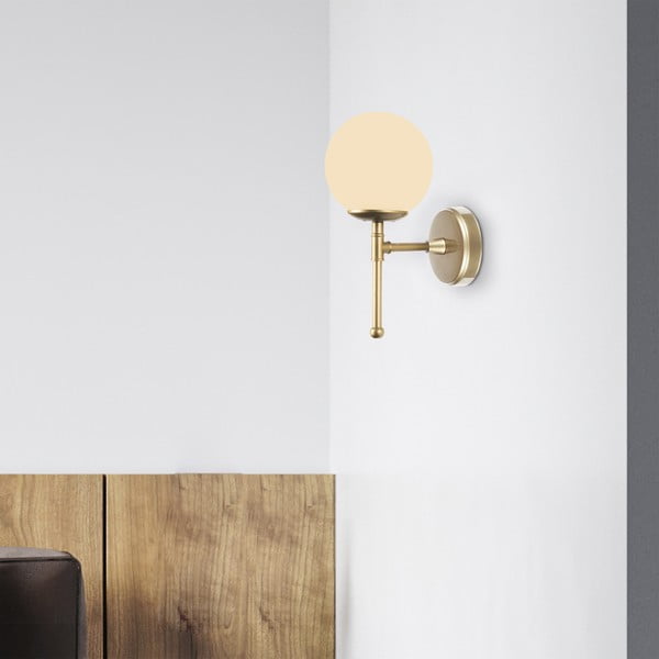 Nástěnné svítidlo ve zlaté barvě Squid Lighting Kruva, výška 35 cm-image-1