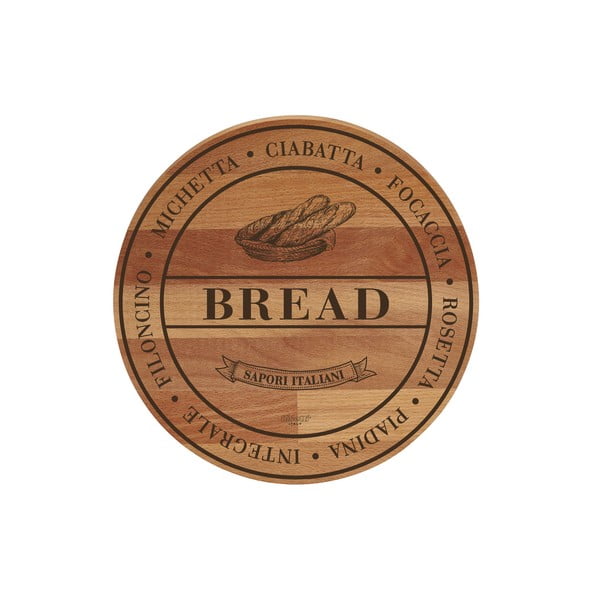 Prkénko z bukového dřeva Bisetti Broad Bread, ø 30 cm