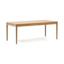 Rozkládací jídelní stůl s přídavnou deskou v dekoru dubu 90x200 cm Lenon – Kave Home