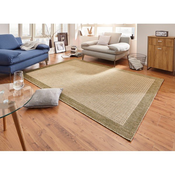 Zelený/v přírodní barvě koberec 170x120 cm Simple - Hanse Home-image-1
