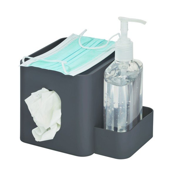 Šedý box na kapesníčky iDesign Caddy-image-1