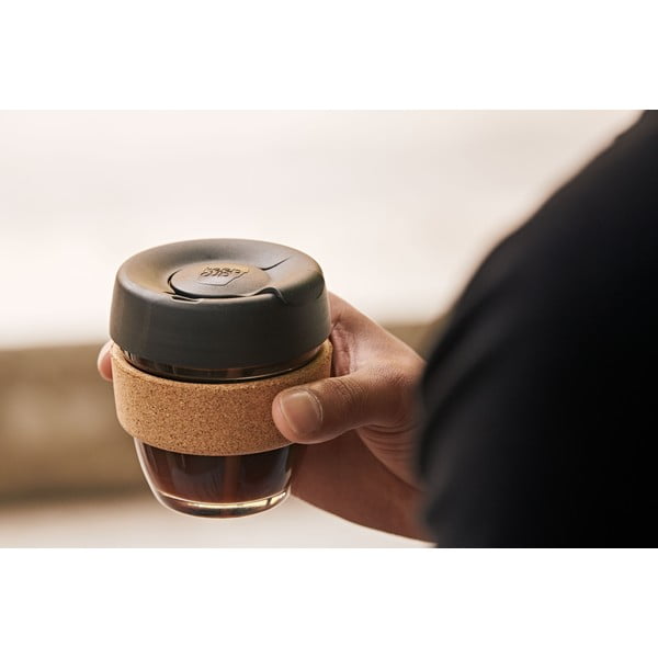 Černo-hnědý cestovní hrnek 227 ml Brew Cork Nitro S – KeepCup-image-1