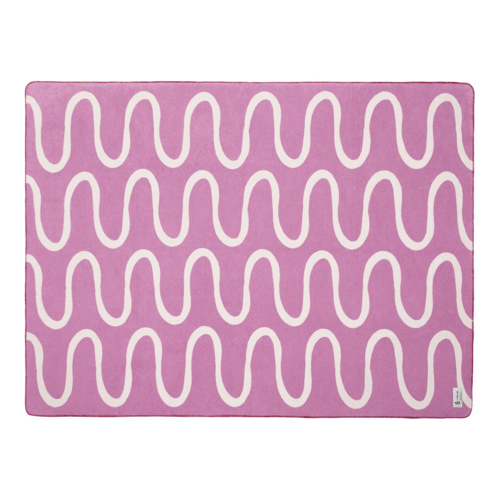 Růžová deka 150x200 cm Swirl – noo.ma