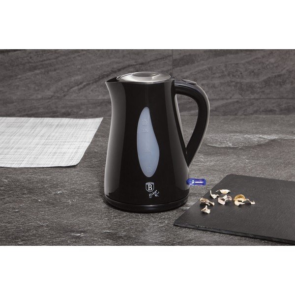 Černá rychlovarná konvice 1.7 l Black Silver Collection - BerlingerHaus-image-1