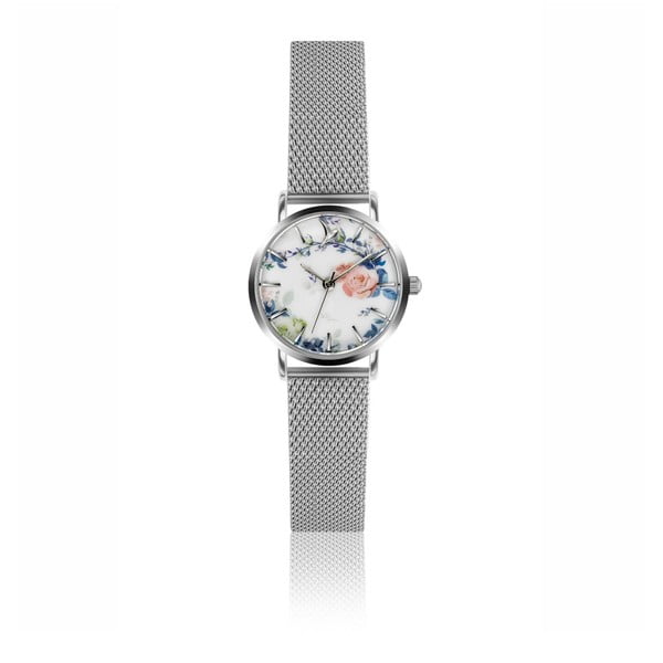 Dámské hodinky s páskem z nerezové oceli ve stříbrné barvě Emily Westwood Rosa