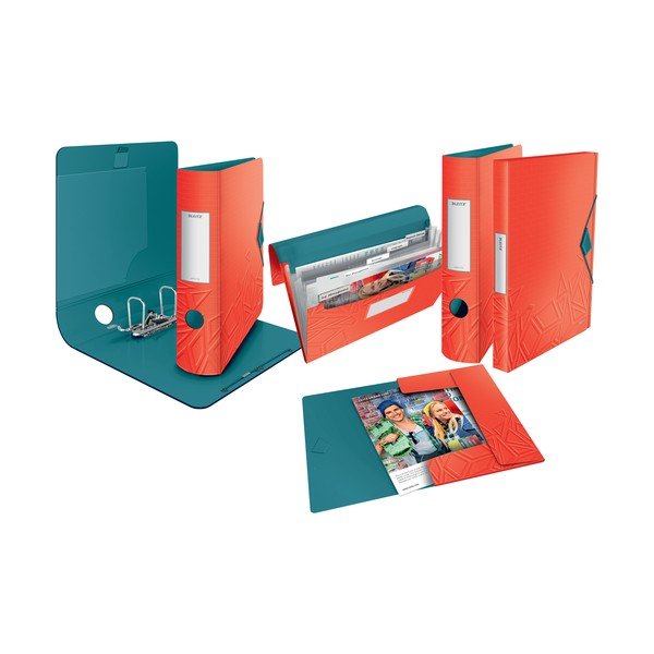 Červená aktovka s přihrádkami Leitz-image-4