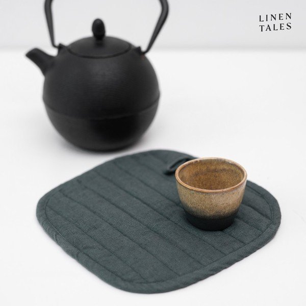 Lněná chňapka Forest Green – Linen Tales-image-2