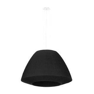 Černé závěsné svítidlo se skleněným stínidlem ø 60 cm Soprano – Nice Lamps
