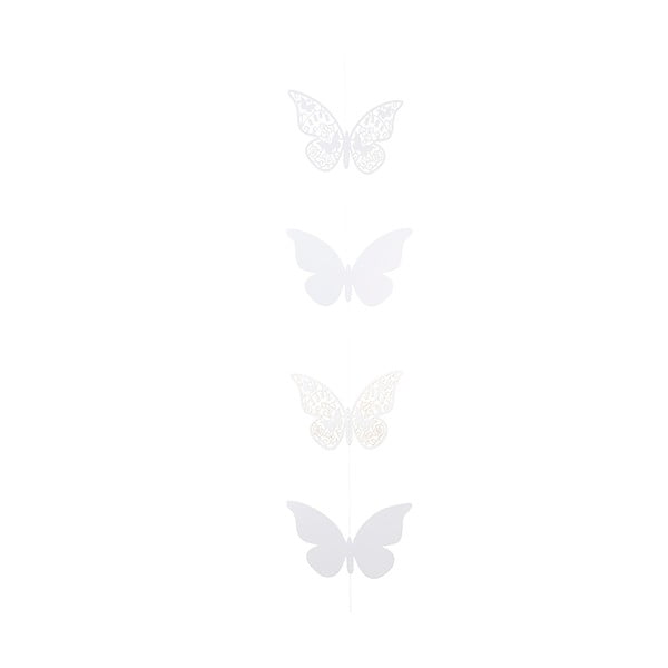 Papírová girlanda Butterfly, 2 m