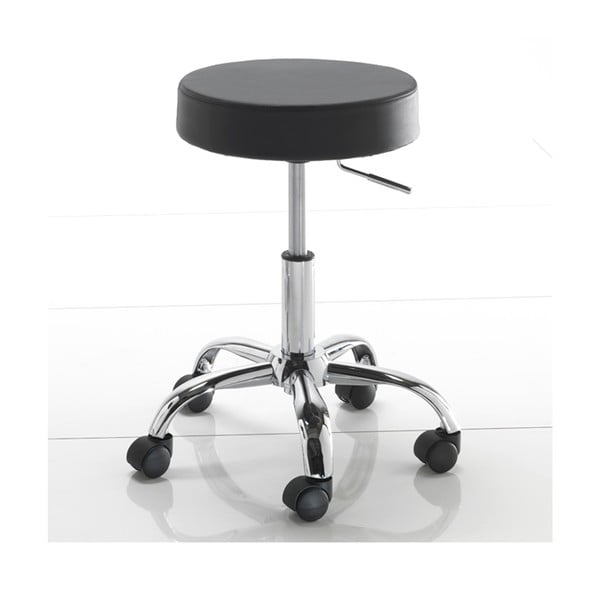 Černá/ve stříbrné barvě kancelářská židle Tizio – Tomasucci-image-1