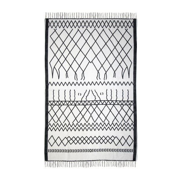 Černobílý bavlněný koberec HSM collection Colorful Living Garrio, 120 x 180 cm