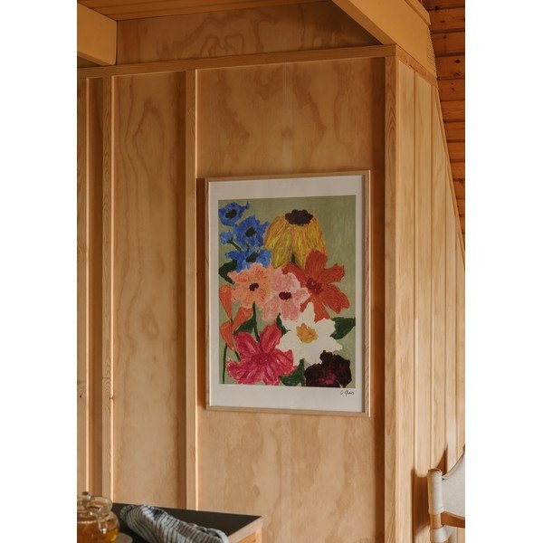 Plakát 50x70 cm Flowers on Sage Green – Carla Llanos – The Poster Club-image-1