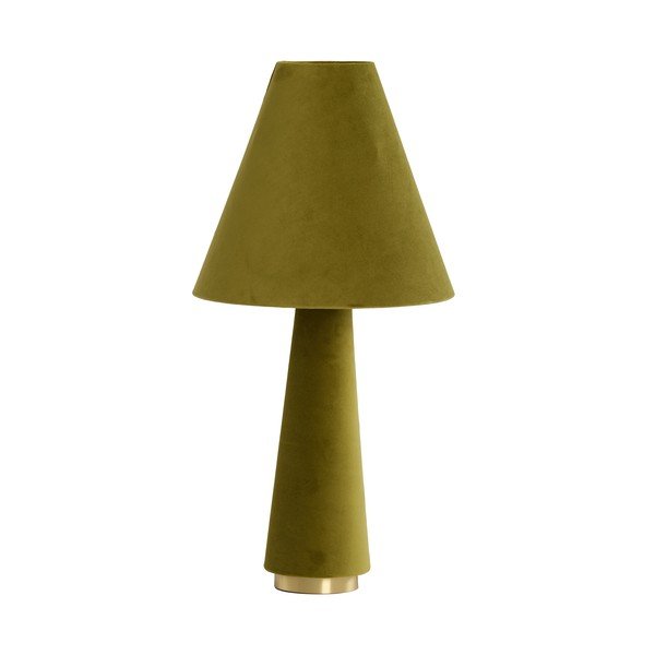 Zelená stolní lampa s textilním stínidlem (výška 61 cm) Devia – Light & Living-image-2