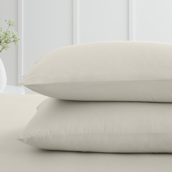 Povlaky na polštáře v sadě 2 ks z bavlněného perkálu 50x75 cm Cotton Percale – Bianca-image-1