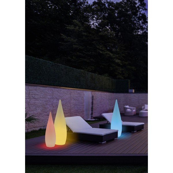 LED solární venkovní svítidlo ø 25 cm Palmas – Reality-image-1