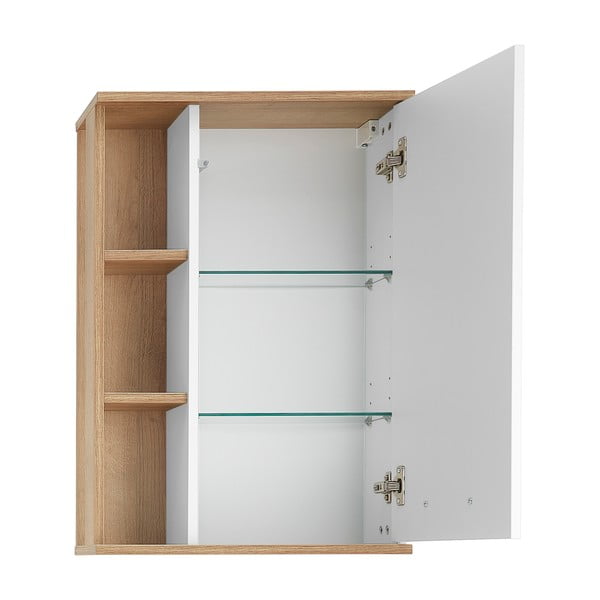 Bílá závěsná koupelnová skříňka 51x75 cm Set 923 - Pelipal-image-3