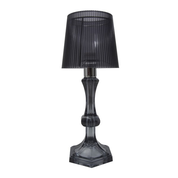 Černá stolní lampa Mauro Ferretti GRigio, 15 x 35 cm