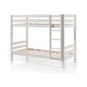 Bílá patrová dětská postel 90x200 cm Pino – Vipack