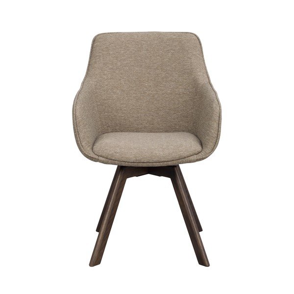 Béžová čalouněná jídelní křesla v sadě 2 ks Alison – Rowico-image-1