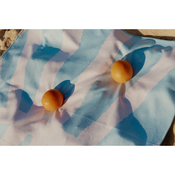 Modrá plážová osuška Sunnylife Sun Face, 175 x 90 cm-image-2