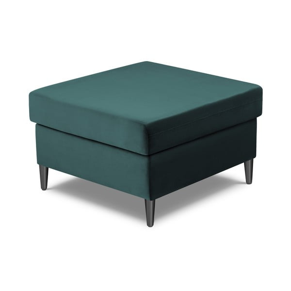 Sametová podnožka v petrolejové barvě Kyoto – Cosmopolitan Design-image-2