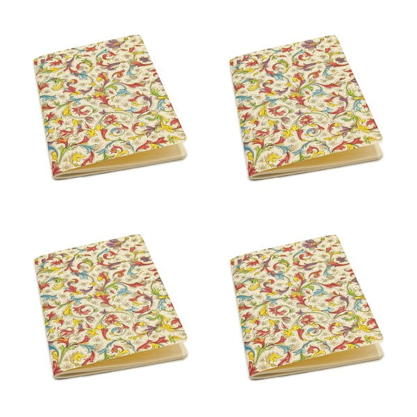 Sešity v sadě 4 ks 192 stránek formát A5 Florentia – Kartos-image-1