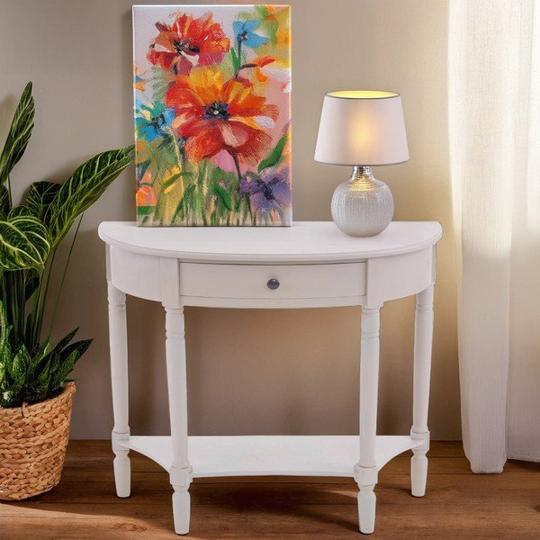 Šedý konzolový stolek z borovicového dřeva 33x81 cm Heritage – Premier Housewares-image-2