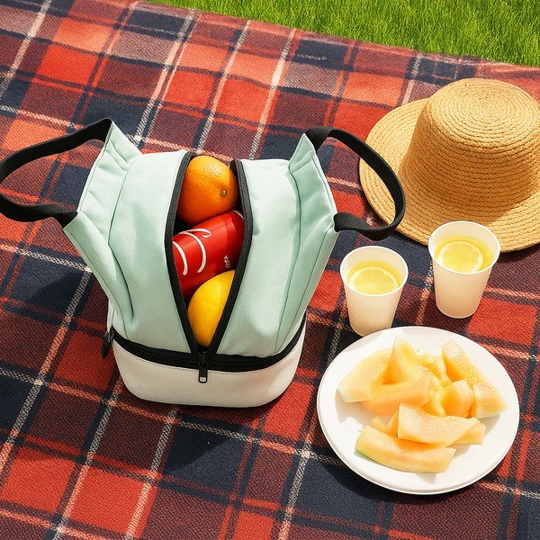 Chladicí taška v mentolové barvě 7 l Termo – Orion-image-1