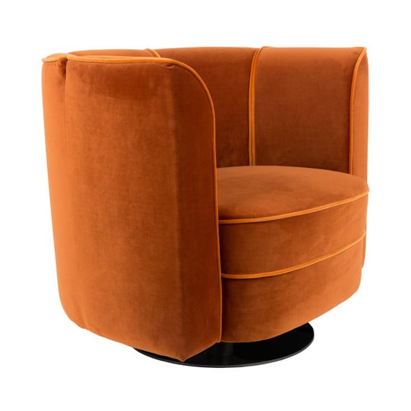 Oranžové křeslo Dutchbone Flower-image-3