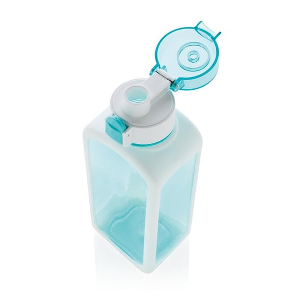 Modrá uzamykatelná lahev s automatickým otvíráním XD Design Collection, 600 ml-image-1