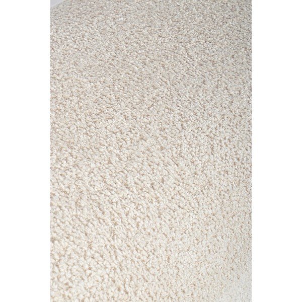 Krémová polstrovaná lavice z textilie bouclé Dayla – Bizzotto-image-3