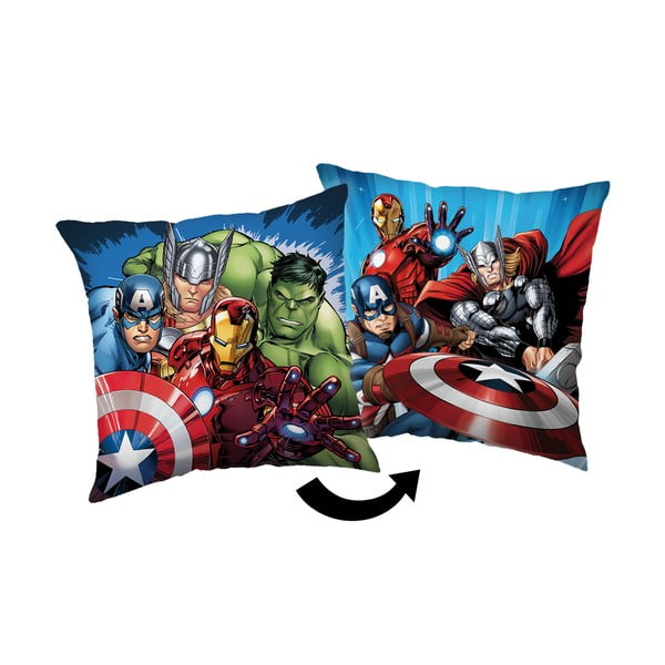 Fleecový dětský polštářek 40x40 cm Avengers "Heroes" – Jerry Fabrics