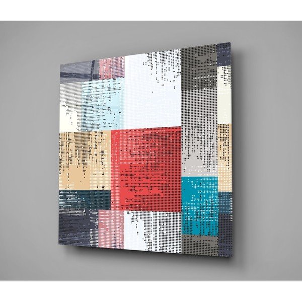 Skleněný obraz Insigne Patchwork, 40 x 40 cm-image-3