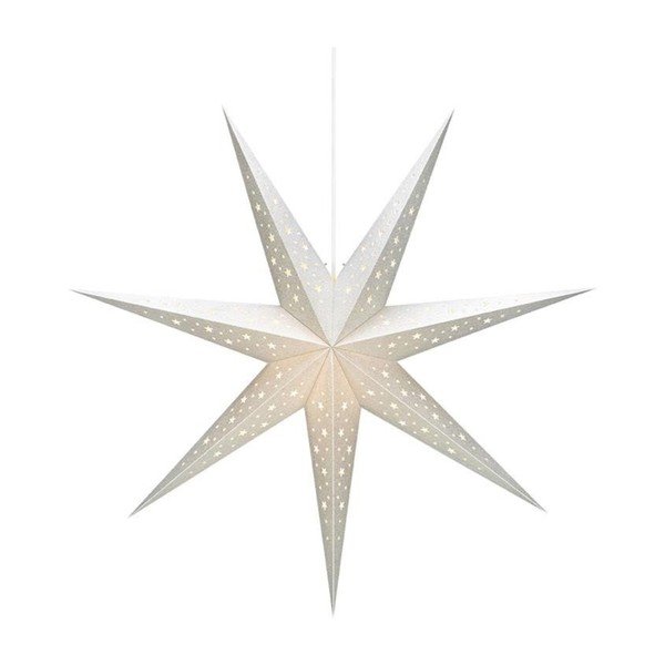 Světelná dekorace s vánočním motivem ve stříbrné barvě ø 75 cm Solvalla – Markslöjd