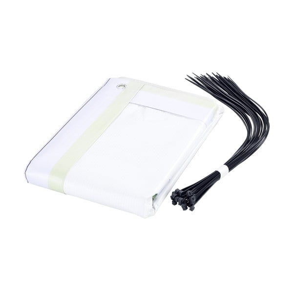 Žluto-zelená plastová balkonová zástěna 500x85 cm Butterfly – Maximex-image-3