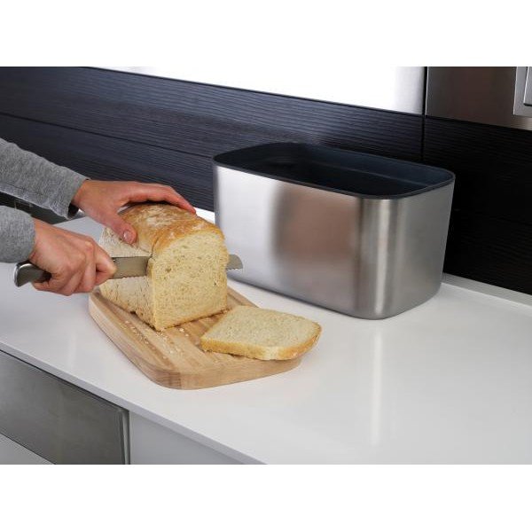 Nádoba na chléb s prkénkem Bread Bin, fialová-image-3