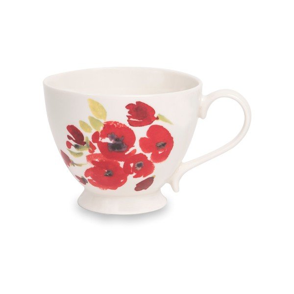 Hrnek z kostního porcelánu Sabichi Poppy, 415 ml