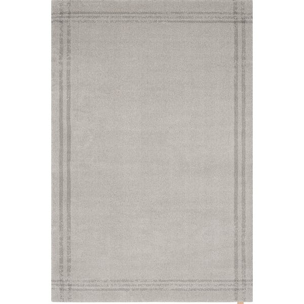 Krémový vlněný koberec 300x400 cm Calisia M Grid Rim – Agnella