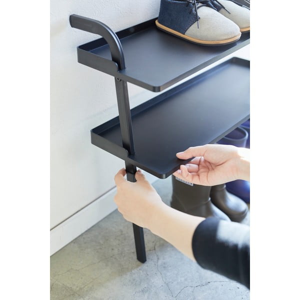 Černý kovový dětský botník Tower – YAMAZAKI-image-2