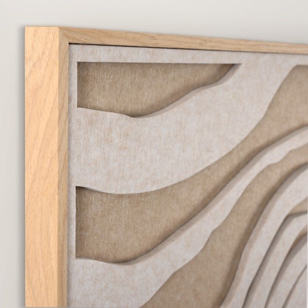 3D obraz s rámem/akustický 62x62 cm Sacred Silence 2 – Malerifabrikken-image-3