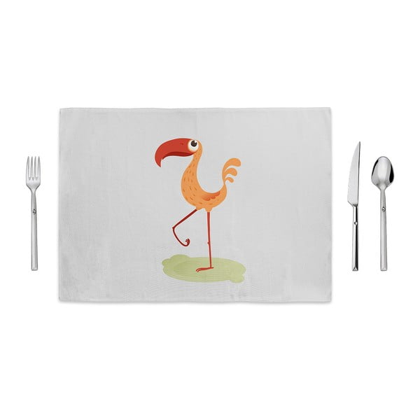 Prostírání Home de Bleu Painted Flamingo, 35 x 49 cm